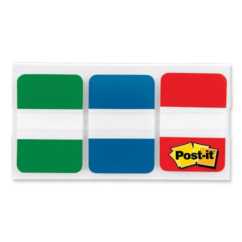 1″ Plain Solid Color Tabs, 1/5-cut, Assorted Colors, 1″ Wide, 66/pack