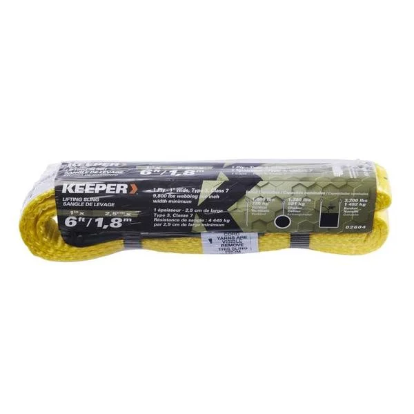 1″ x 6′ 1-Ply Lift Sling