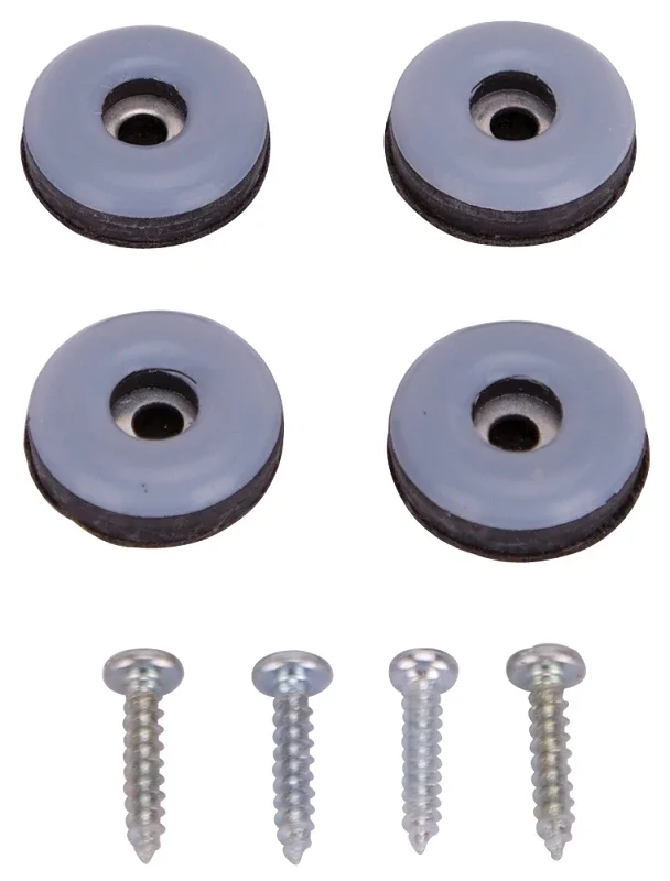 1 Inch Screw-on Furniture Glide With Steel Screws For Easy Movement