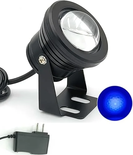 10W Warm White Pond Lights, LED Underwater Lights 900LM IP68 Waterproof Aluminium case Fountain Lights Submersible Waterfall Pond Spotlight
