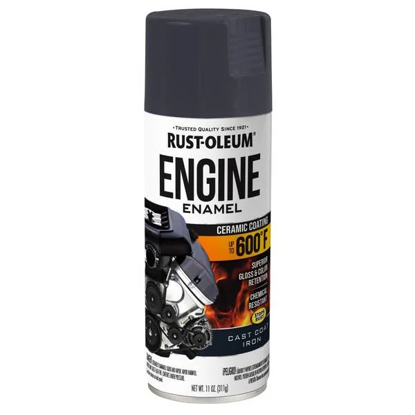 11 oz Automotive High Heat Cast Coat Iron Engine Enamel Spray Paint