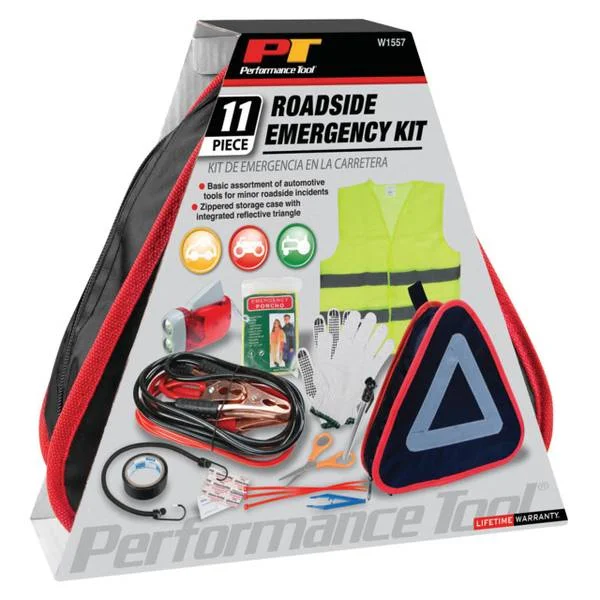 11-Piece Roadside Emergency Kit