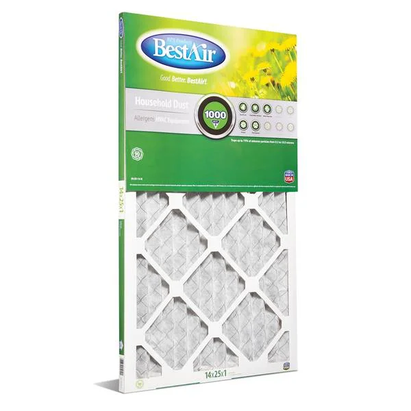 14″x25″x1″ AC Furnace Filters MERV 8