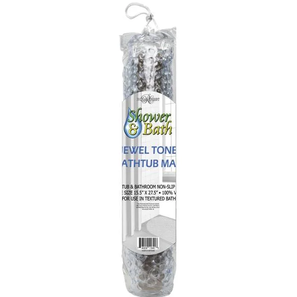 16″ x 28″ Clear Jewel Tone Bathmat