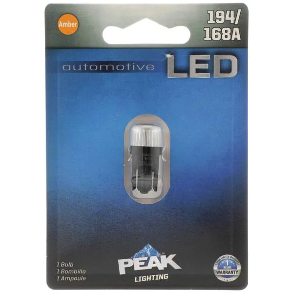 194/168A Amber LED 360 Bulb