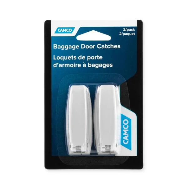 2-Count Polar White Baggage Door Catches