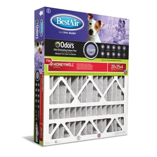 20″x25″x4″ AC Furnace Allergen/Odor Reduction Air Filter For Honeywell MERV 11