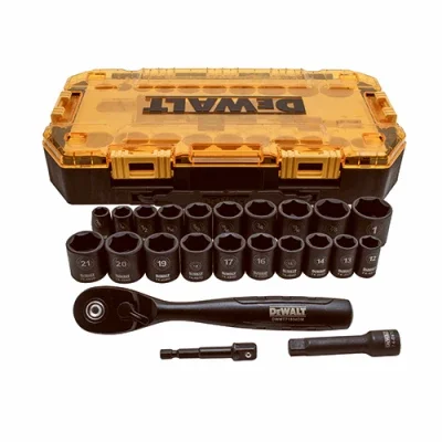 23-pc. Impact Socket Set, 3/8 In. Drive