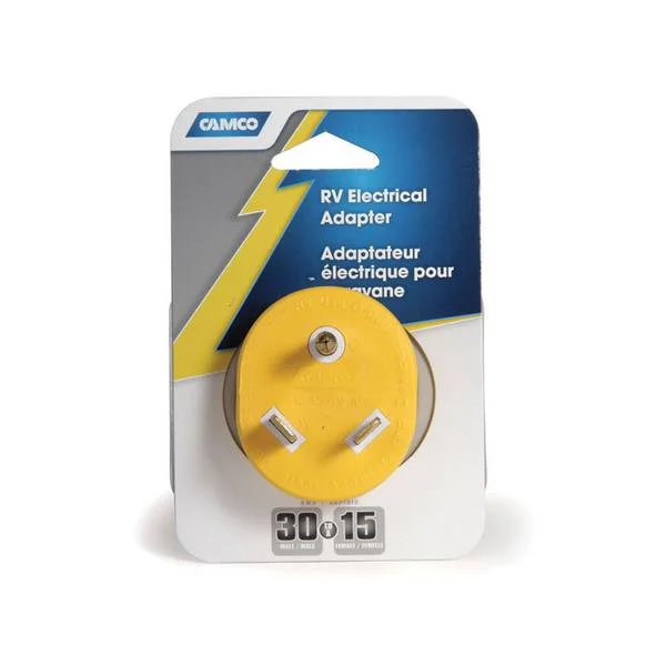 30 Amp Male & 15 Amp Female Electrical PowerGrip Adapter
