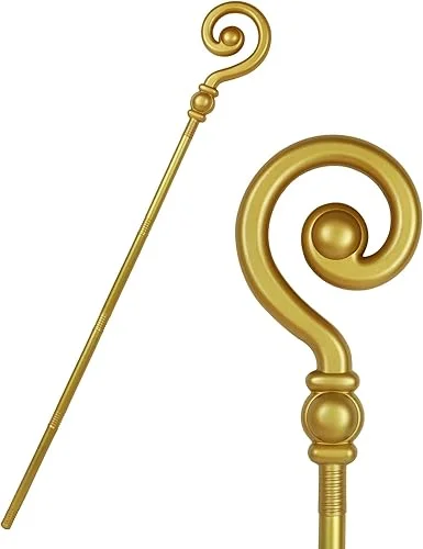 61 in Handheld Staff Prop Walking Scepter Pimp Cane Halloween Walking Stick Cane Costume Accessory