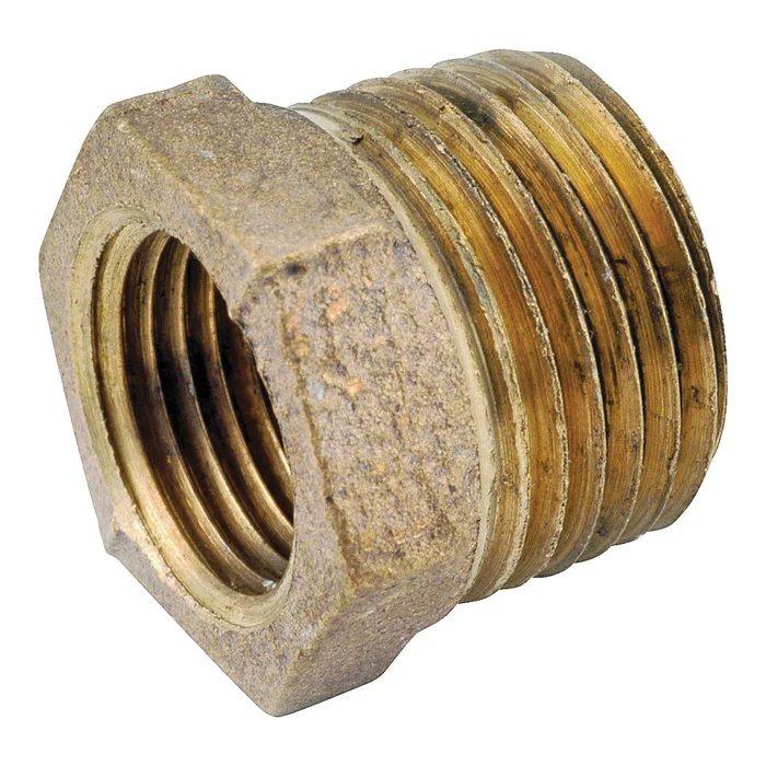 Anderson Metals 738110-1204 Reducing Pipe Bushing, 3/4 x 1/4 in, Male x Female, 200 psi Pressure
