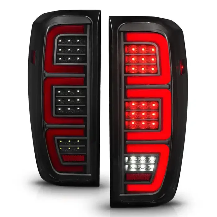 Anzo 19-23 GMC Sierra 1500 /2500HD /3500HD Smoke Black Replacement Full LED Bar Tail Light