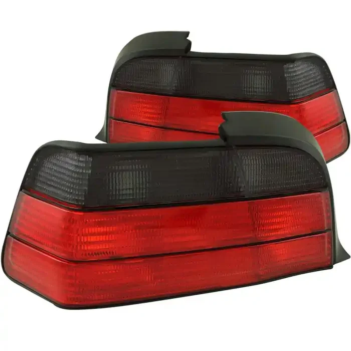 ANZO 1992-1998 BMW 3 Series E36 Taillights Red /Smoke