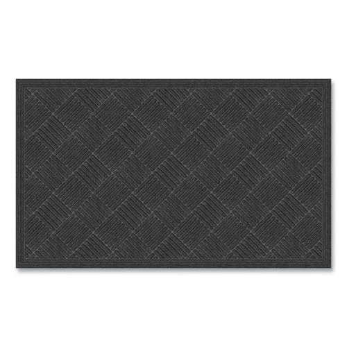 Apache Mills Ecomat Crosshatch Entry Mat 36×60 Charcoal