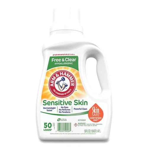 Arm & Hammer™ He Compatible Liquid Detergent Unscented 50 Loads 50 Oz Bottle 8/Case
