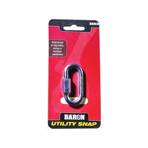 BARON C-7350T-3/8 Quick Link, 2200 lb Working Load, Steel, Zinc