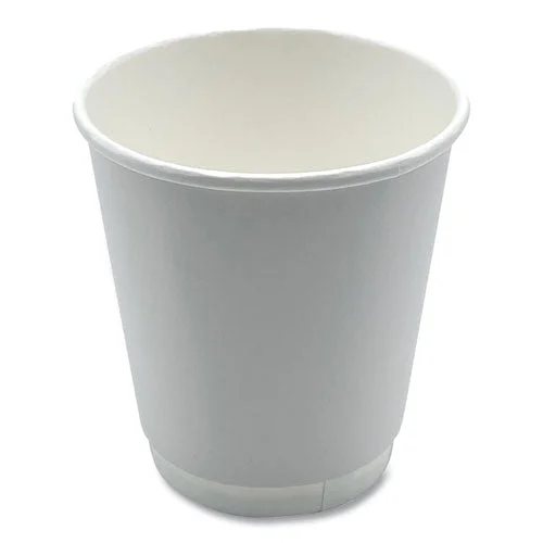 Boardwalk Paper Hot Cups Double-walled 10 Oz White 500/Case
