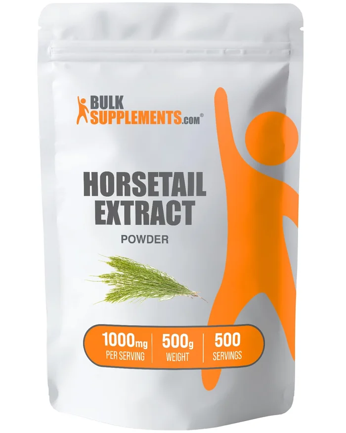 BulkSupplements.com Horsetail Extract Powder – Horsetail Supplement, from Horsetail Herb – Silica Supplements, Gluten Free, 1000mg per Serving, 500g (1.1 lbs) (Pack of 1)