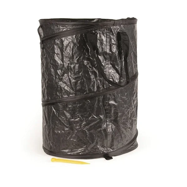 CAMCO 42893 Utility Container, Black, 24 in H, 18 in Dia