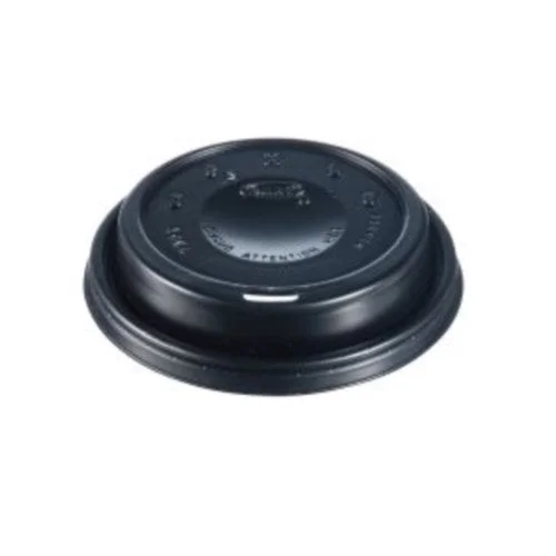Cappuccino Dome Sipper Lids, Fits 12 Oz To 24 Oz Cups, Black, 100/pack, 10 Packs/carton