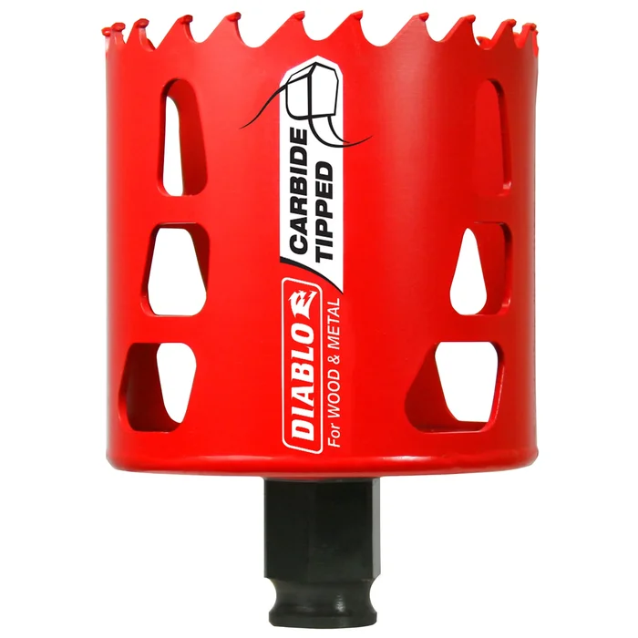 Carbide-tipped Hole Saw, 2 And 5 Eighths Inch Diameter