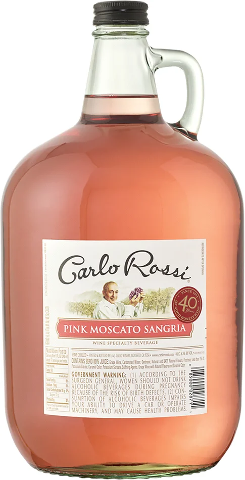 Carlo Rossi Pink Moscato Sangria , 4 L