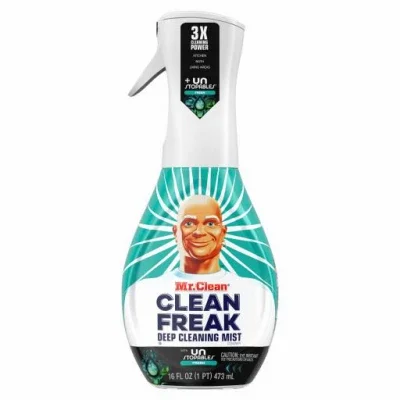 Clean Freak Deep Cleaning Multi-surface Mist Spray, Unstopables Fresh Scent Starter Kit, 16 Oz.