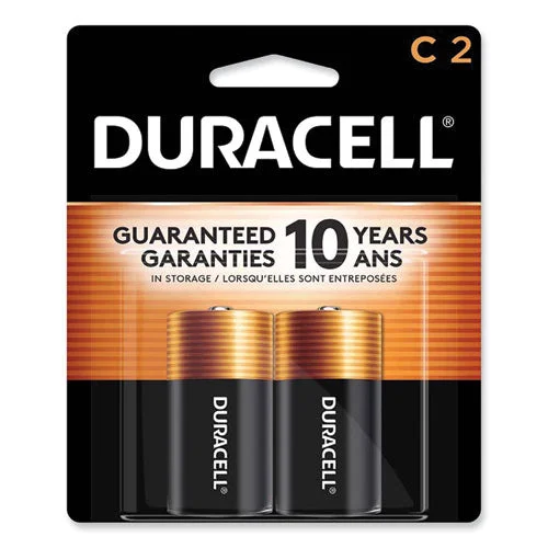 Coppertop Alkaline C Batteries, 2/pack