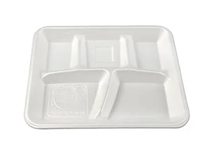 D & W Fine Pack Envirofoam Tray White-500 Each-125/Box-1/Case