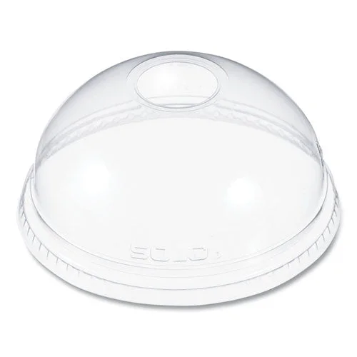 Dart Ultra Clear Dome Cold Cup Lids Fits 16 Oz To 24 Oz Cups Pet Clear 100/pack
