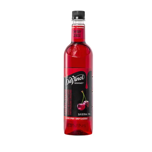Davinci Gourmet Syrup Cherry Flavored-750 Milliliter-4/Case