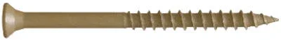 Deck Screws With Bit, Gold, 1-5/8 In., 350-pk.