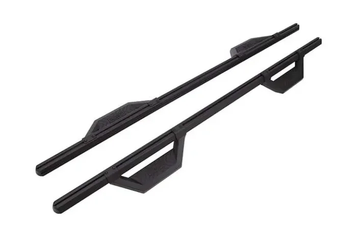 Deezee 99-23 Chevrolet /GMC /Dodge /Ford Full Size Truck Hex Cast – Crew Cab Side Steps (Txt Blk)