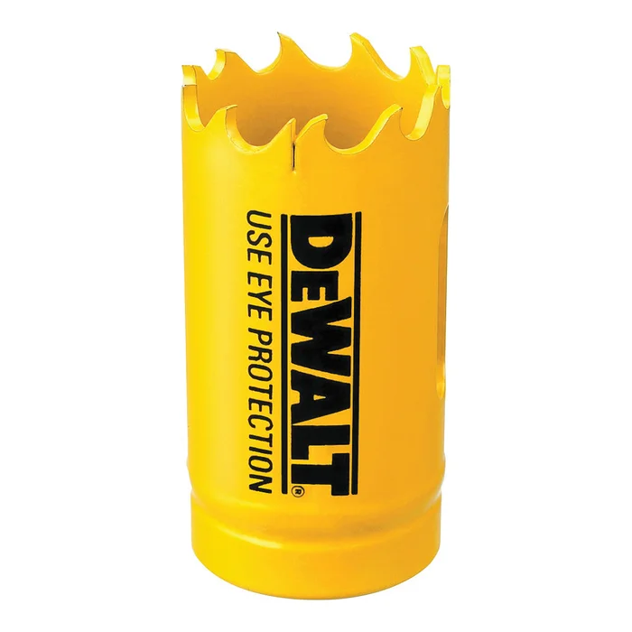 DeWALT D180024 Hole Saw, 1-1/2 in Dia, 1-7/16 in D Cutting, 5/8-18 Arbor, 4/5 TPI, HSS Cutting Edge
