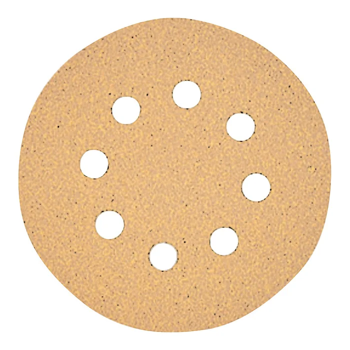 DeWALT DW4304 Sanding Disc, 5 in Dia, Coated, 150 Grit, Fine, Aluminum Oxide Abrasive, Paper Backing, 8-Hole