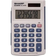 El-243sb Solar Pocket Calculator, 8-digit Lcd