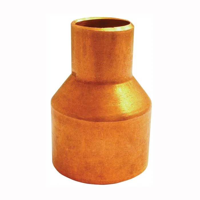 EPC 101R Series 30738 Reducing Pipe Coupling with Stop, 1 x 1/2 in, Sweat
