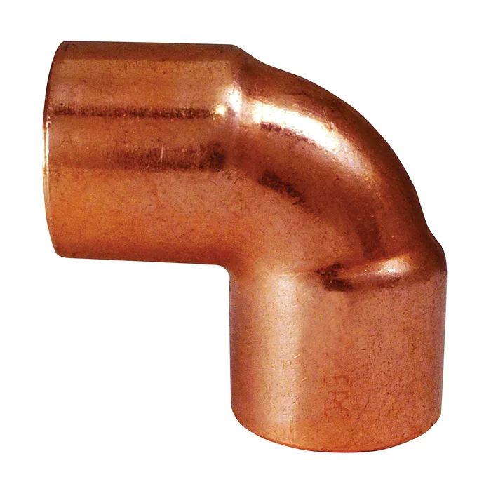 EPC 82503 Pipe Elbow, 1/2 in, Sweat, 90 deg Angle, Copper
