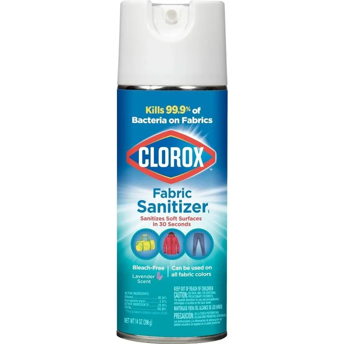 Fabric Sanitizer Aerosol Spray Lavender Scent 4 Ounce Can