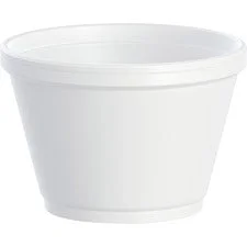 Foam Containers, 6 Oz, White, 50/bag, 20 Bags/carton