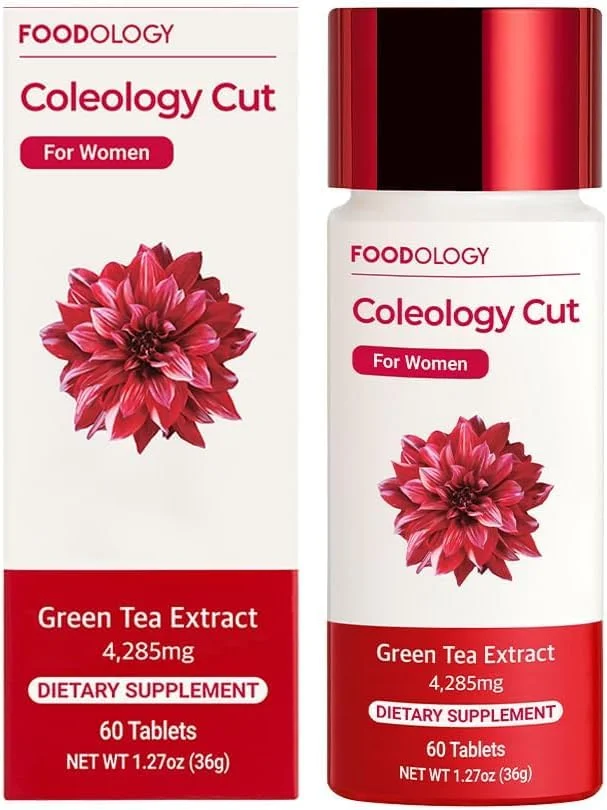 FOODOLOGY Coleology Cut (Pack of 1-60 Tablets, 30 Days) – Green Tea Extract. Vitamins & Minerals.