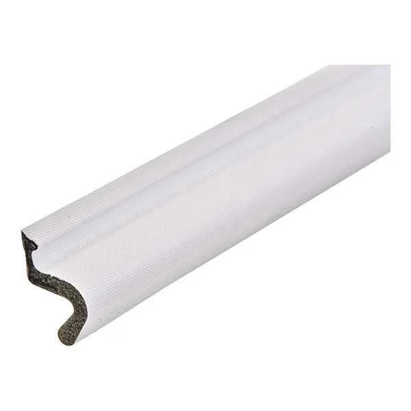 Frost King DS7W/25 Door Seal, 1 in W, 7 ft L, Thermoset Plastic, White