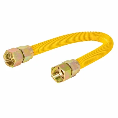 Gas Connector, Epoxy Coated, 5/8 Od X 36 In.