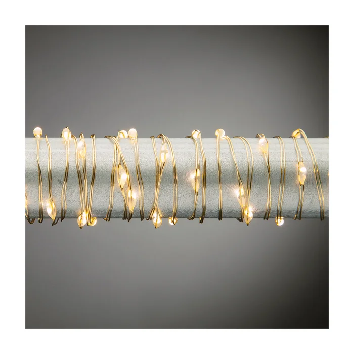Gerson 93766 String Light, 30-Lamp, LED Lamp, Warm White Lamp, 60 in L