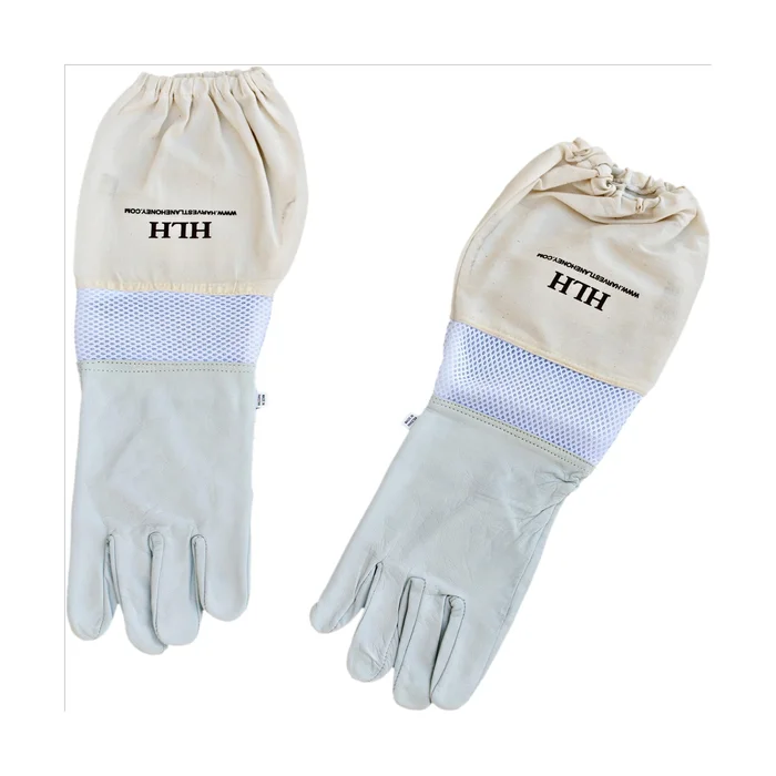 HARVEST LANE HONEY CLOTHGS-103 Beekeeping Gloves, S, Goatskin Leather