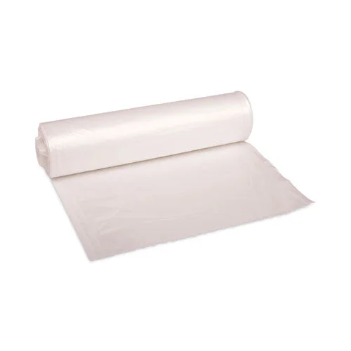 High-density Can Liners, 45 Gal, 13 Microns, 40″ X 46″, Natural, 25 Bags/roll, 10 Rolls/carton