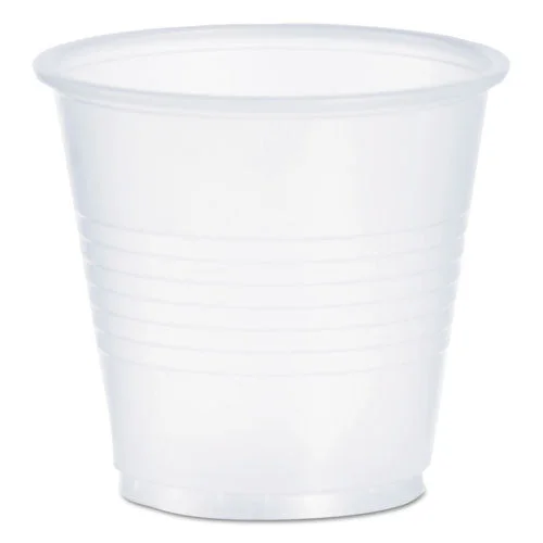 High-impact Polystyrene Cold Cups, 3.5 Oz, Translucent, 100/pack