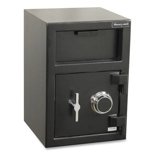 Honeywell Steel Depository Safe With Combo Lock 14×14.2×20 1.06 Cu Ft Black