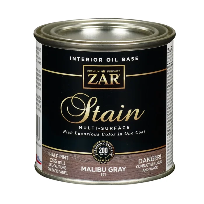 Interior Wood Stain Malibu Gray Half Pint