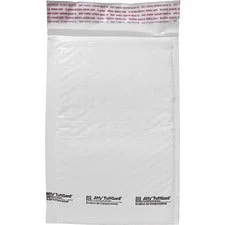 Jiffy Tuffgard Self-seal Cushioned Mailer, #0, Barrier Bubble Air Cell Cushion, Self-adhesive Closure, 6 X 10, White, 25/ct